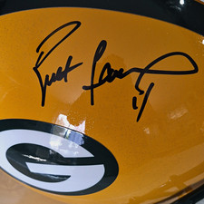 Brett Favre Green Bay Packers Signed Football Helmet Autographed Original