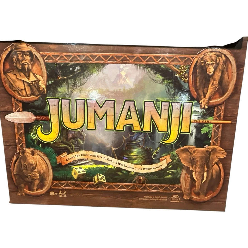 Jumanji The Game Board Game Spin Master Complete Family Adventure UK Edition - Image 3 of 4