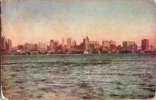New York City NY : PANORAMIC SCENE d/24 BF1182