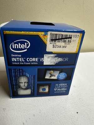 Intel Core i5-4690 Quad-Core Processor BOX AND HEATSINK ONLY
