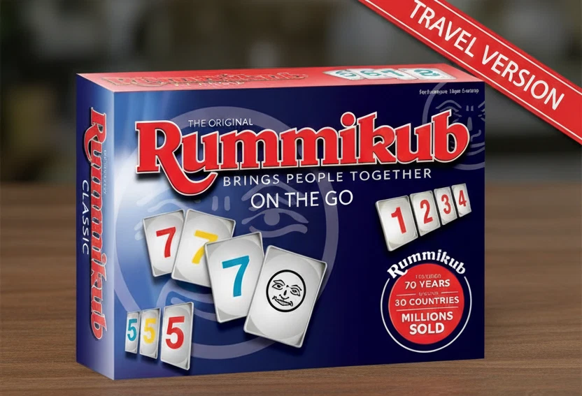Rummikub 2-4 Player Game by Ideal - Classic Family Strategy Board Game Set UK - Image 2 of 4