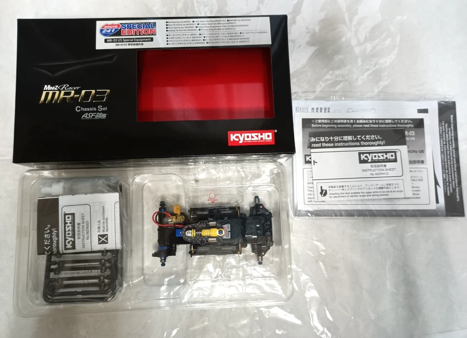 Kyosho Mini-Z MR-03 Chassis Set ASF 2.4GHz US Special Equipment R241 Ver. NEW - Image 2 of 4