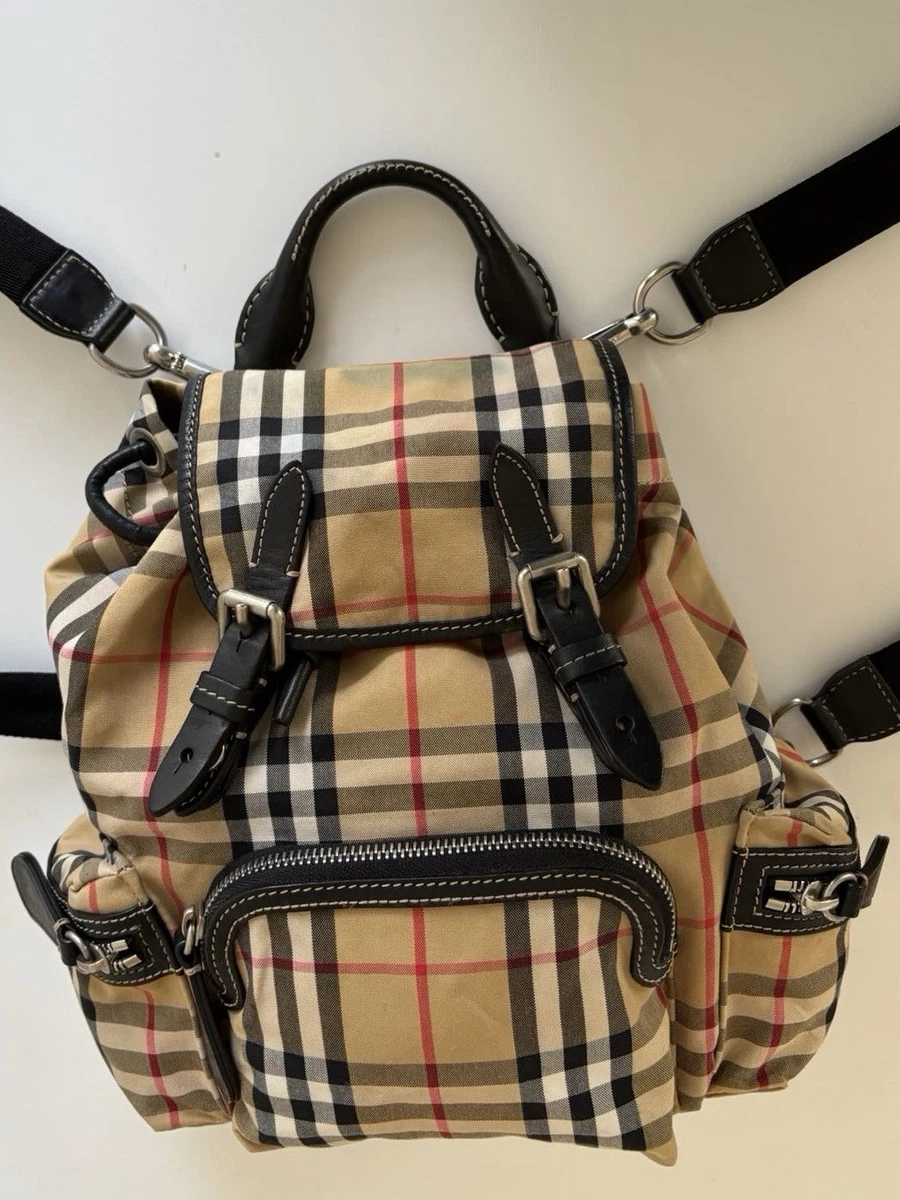 PreLoved Burberry Backpack Plaid Authentic Small Cute & Clean Burberry | Bags | Preloved Burberry Backpack Plaid Authentic  main image 2