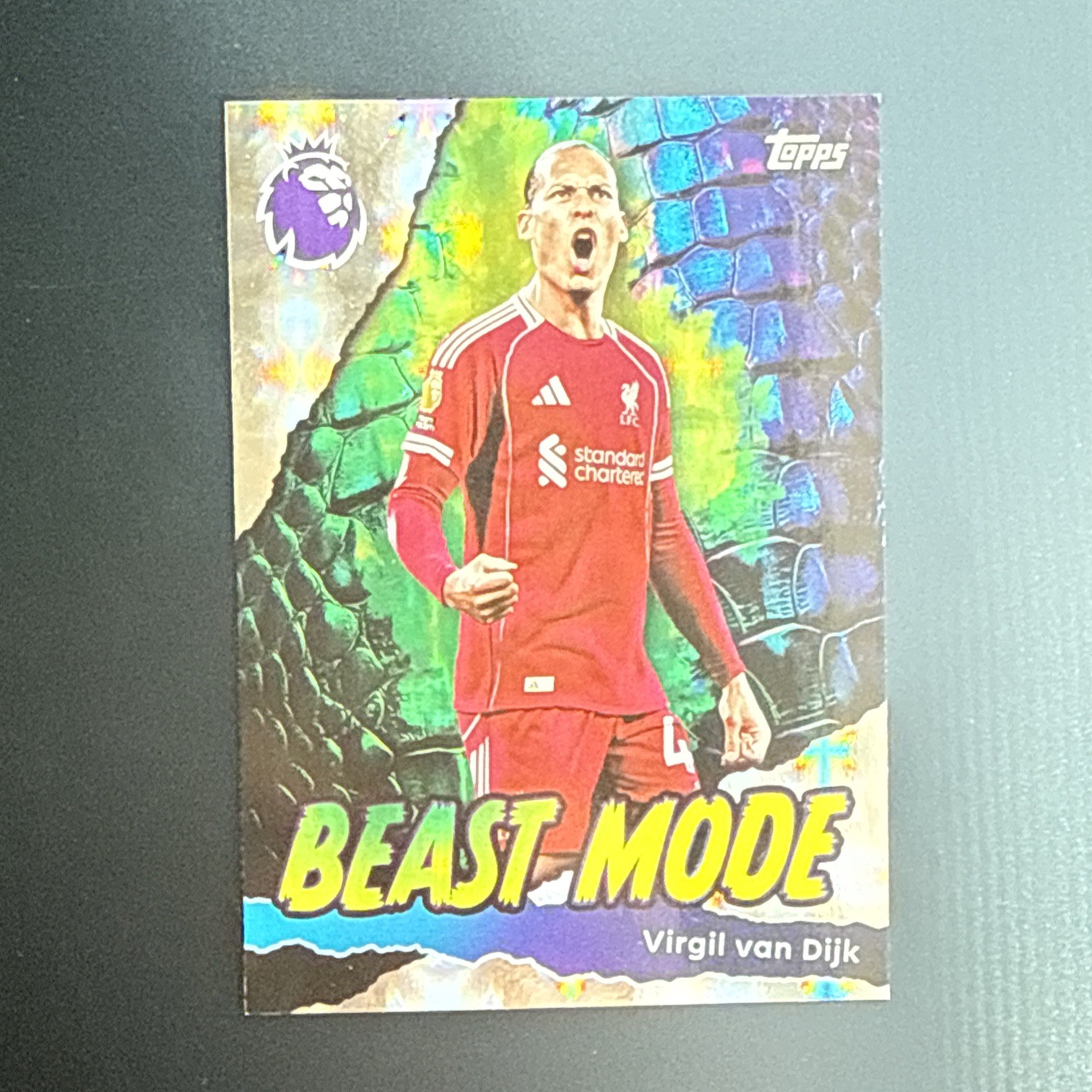2025-26 Topps Premier League - Beast Mode Virgil Van Dijk, Virgil Van Dijk #430