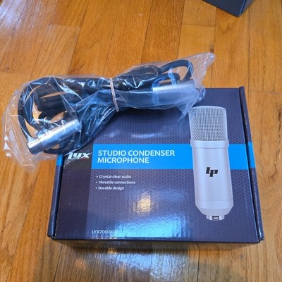 Lyx Pro Studio Condenser Microphone  with XLR cable