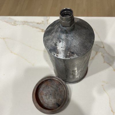 Used 1L (34oz) Aluminum Cup for Sata Jet Spray Gun with female thread