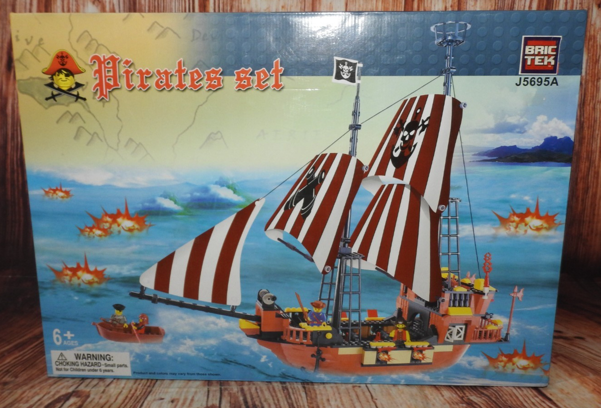 NEW SEALED!! Bric Tek Brictek Pirates Set J5695A Pirate Ship | eBay