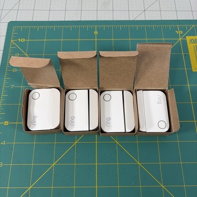 Lot of 4 Ring Alarm Contact Sensors 2nd Gen Z-Wave S2 Open Box Complete