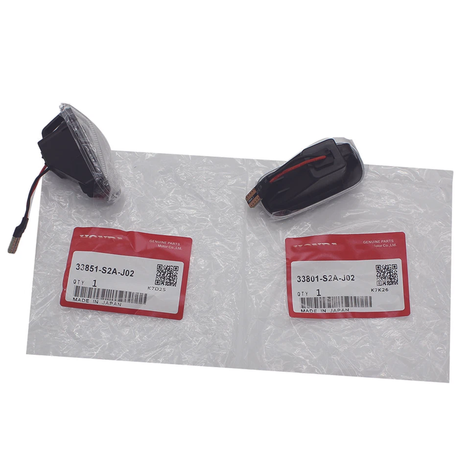 For Honda S2000 CR NEW 33801-S2A-J02 OEM 1 SET Clear Side Marker Lights S2K - Imagem 4 de 4