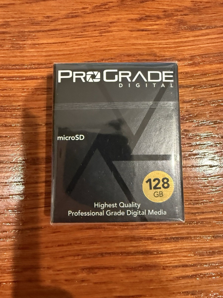 Prograde Digital 128GB microSDXC UHS-II V60 Memory Card (250MBps