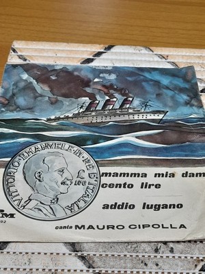 VINYL SCHALLPLATTE 45 UMDREHUNGEN MAURO CIPOLLA JAHR 1966