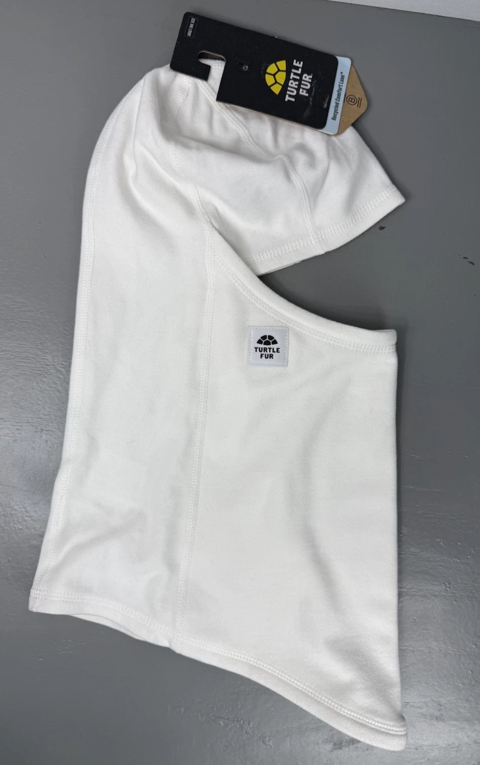 Turtle Fur Comfort Lux Quantum Balaclava Breathable White OS NEW