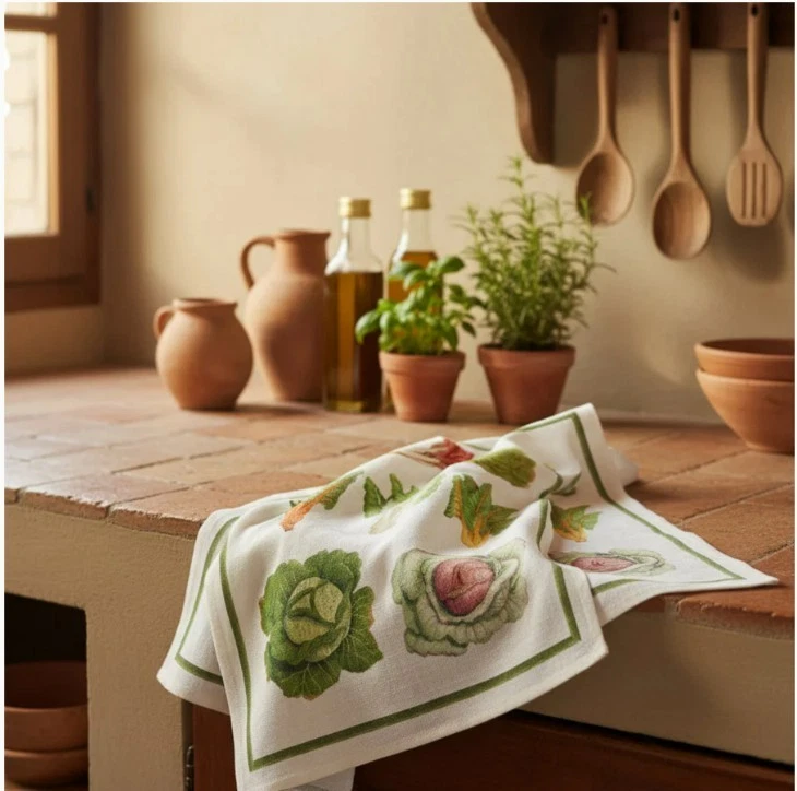 Mierco European Linens Tea Towel