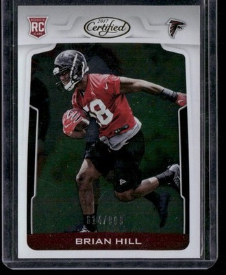 2017 Panini Certified #141 Brian Hill #/999