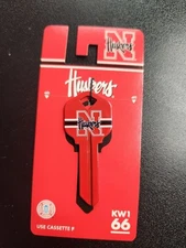 COLLEGE NEBRASKA CORNHUSKERS KWIKSET KW1/KW10 KEYBLANK - READ DETAILS BELOW