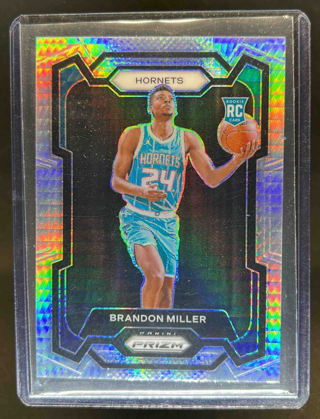 2023-24 Prizm Brandon Miller RC Prizm Hyper Rookie #152 Hornets
