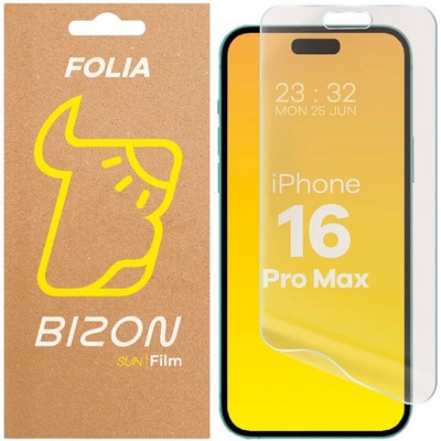 Matte Schutzfolie für iPhone 16 Pro Max Bizon Displayschutzfolie Handyfolie Film