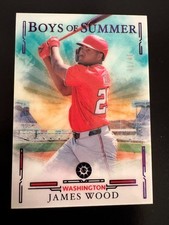 2025 Panini Boys of Summer - James Wood, James Wood #87 Purple /49 (RC) 41/99