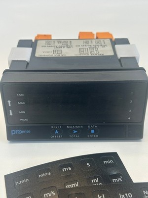 PROsense DPM3-P-A2R-L Panel Meter 1/8 DIN Freq Pulse 21-53VAC 10.5-70VDC USED