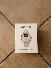 Withings ScanWatch Light - Sleep Monitor Smart Watch, Sand, 37mm NEW