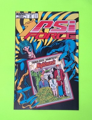 Psi-Force #22 1988 Marvel Comics High Grade Comic Book W199-82