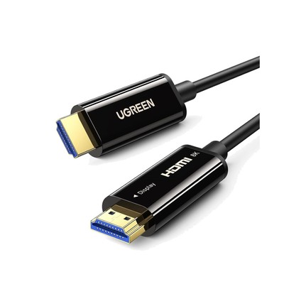 HDMI 2.1 Glasfaser Kabel 8K@60Hz, 4K@120Hz/144Hz, 48 Gbps, Vergoldete Anschlü...