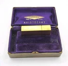 Vintage Gillette Aristocrat Christmas Special Brass Case Only