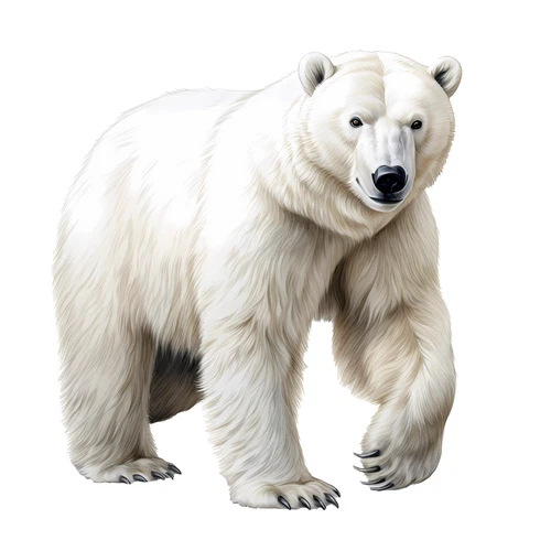Polar Bear Self Adhesive Sticker