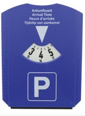 Parkscheibe Auto mit 3 Einkaufschips für Einkaufswägen + Eiskratzer 95042967