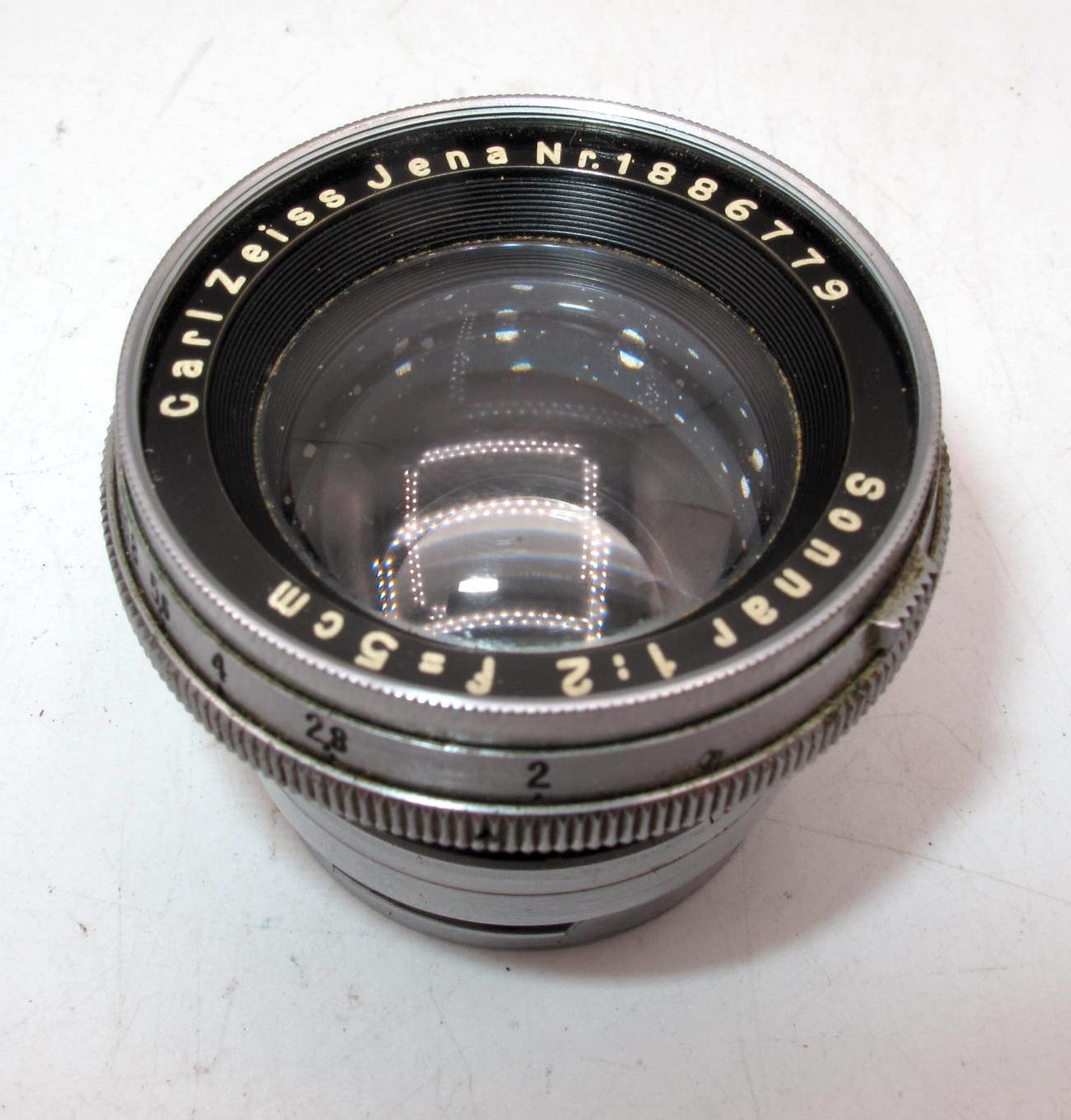 *READ* CONTAX IIa RANGEFINDER W/ COLLAPSIBLE ZEISS JENA SONNAR 5cm F/2 & CASE