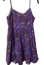 Urban Outfitters Women's Purple  mini dress lined SMALL NWT Bust 32” Festival