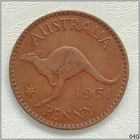 1951 Australia Penny — photo from another recent sale
