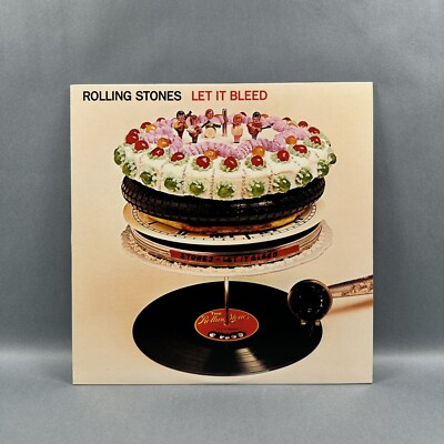 ROLLING STONES Let It Bleed RARE PRESSING 2003 CLEAR VINYL Edition LP Record