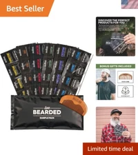 Ultimate Men's Beard Grooming Kit: 6 Scents, All-Natural &  Comb Included