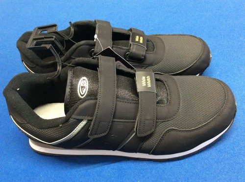 Herren Freizeitschuhe (Ath Works) Memory Foam Comfort, Weite verstellbar schwarz - Bild 4 von 23