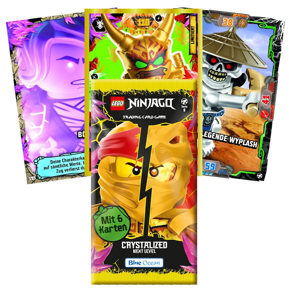 LEGO Ninjago Serie 8 NEXT LEVEL Trading Cards 151-204 + Limitierte Karten