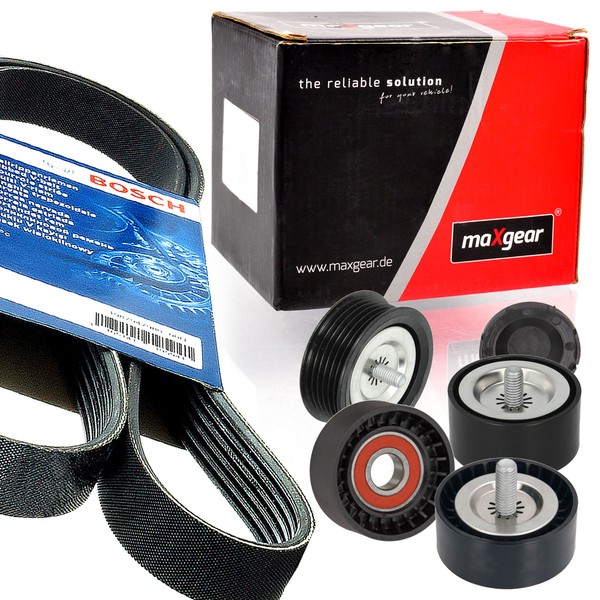 Bosch 6PK2213 Keilrippenriemen + Rolle FüR Mercedes Sprinter 906 W639-image
