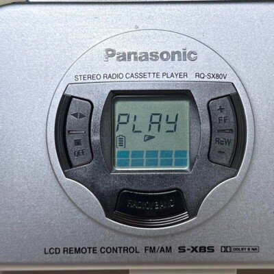 Panasonic RQ-SX80V Portable Cassette Player Silver Very Good | eBay