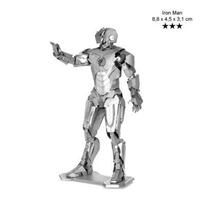 ZOYKI IRON MAN - 3D Laser Metall Puzzle Bausatz Miniatur Modell Marvel Tony Star