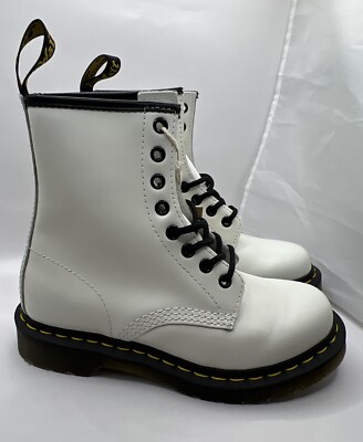 Dr. Martens White With Black laces 11821 Air Wair Boots s-l400.jpg main image 4