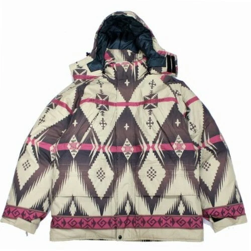 Doudoune parka couture collée rembourrée Supreme 17AW 700 taille M beige