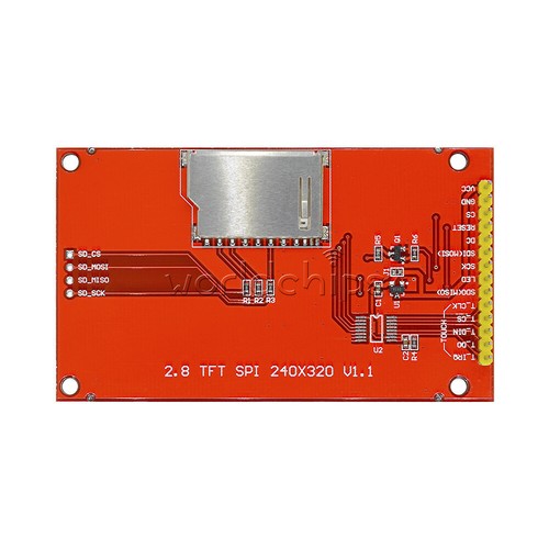 2.8" TFT 240x320 LCD Touch Panel SPI Serial Port Module 5V/3.3V w/ PCB ILI9341 - Picture 9 of 9