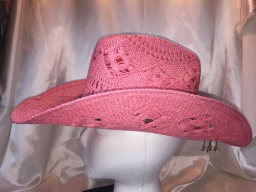 Turner Hüte rosa Westernhut mit Perlen Hutband - Bild 2 von 8