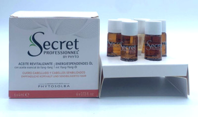 Secret Professionnel by Phyto Energiespendendes Öl Kopfhaut & Haar 6x4ml G69