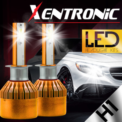 H1 388W 38800LM CREE LED Headlight Kit High or Low Beam Bulb Xenon 6000K Power