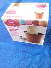 Rival Frozen Delights 4-Quart Ice Cream Maker-Make Your Own and Save Money! -New