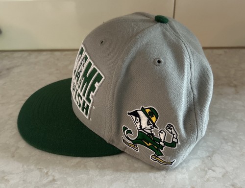 Notre Dame Fighting Irish '47 Brand hat cap Raised Throwback Logo SnapBack READ - Picture 2 of 7