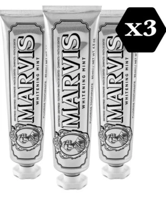 *Lot de 3* dentifrice MARVIS whitening Mint ( 3 x 85 ml )