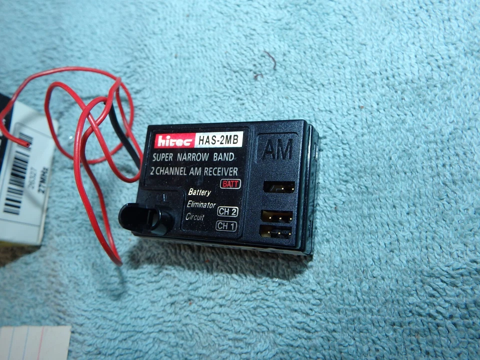 Hitec 27mhz HAS-2MB 2ch RC Receiver RC Car Boat Airplane - Image 4 of 4