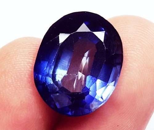 Saphir Naturel Bleu Rond 42.15 CT sans Défaut Certifié Montana Perdre